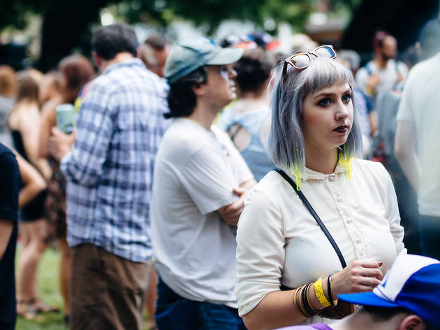 Crowds flocked to Union Park on Friday afternoon for the first day of Pitchfork Music Festival, July 17, 2015.