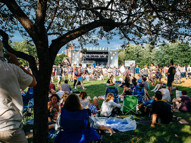 Crowds flocked to Union Park on Friday afternoon for the first day of Pitchfork Music Festival, July 17, 2015.