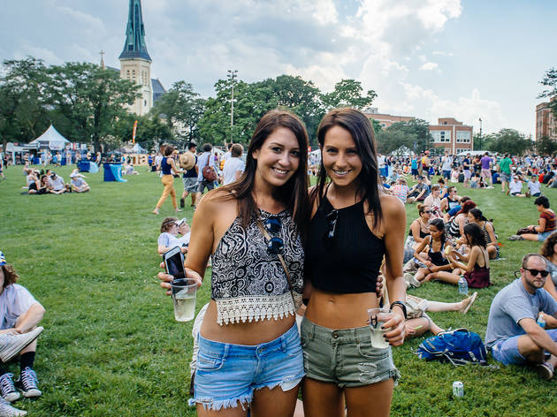 Crowds flocked to Union Park on Friday afternoon for the first day of Pitchfork Music Festival, July 17, 2015.