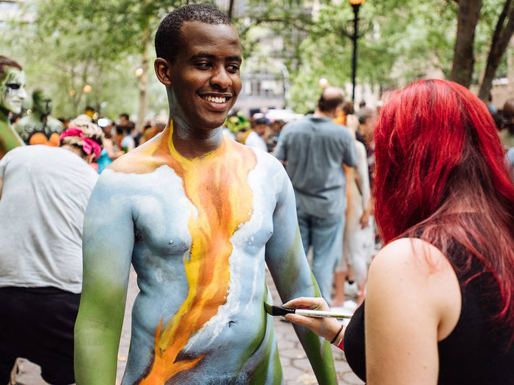 See stunning photos from NYC Bodypainting Day