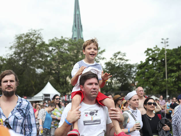 The fields of Union Park were packed with music lovers on Saturday at Pitchfork Music Festival, July 18, 2015.