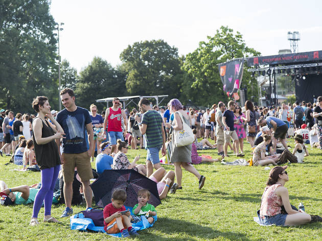 The fields of Union Park were packed with music lovers on Saturday at Pitchfork Music Festival, July 18, 2015.