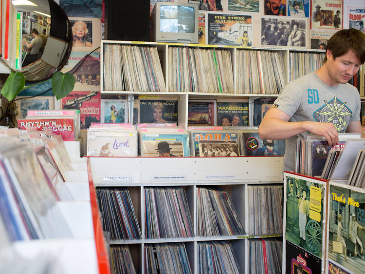 Challenge one:  find a hidden-away record shop