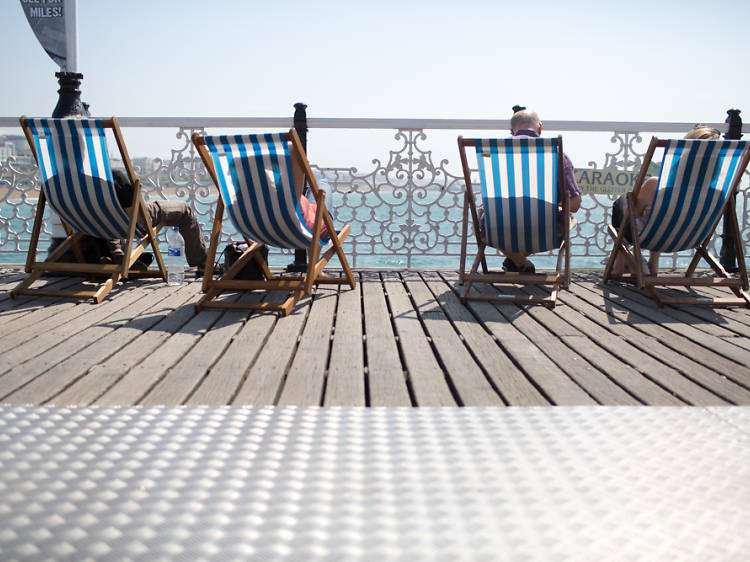 Play the penny arcades on Brighton Pier