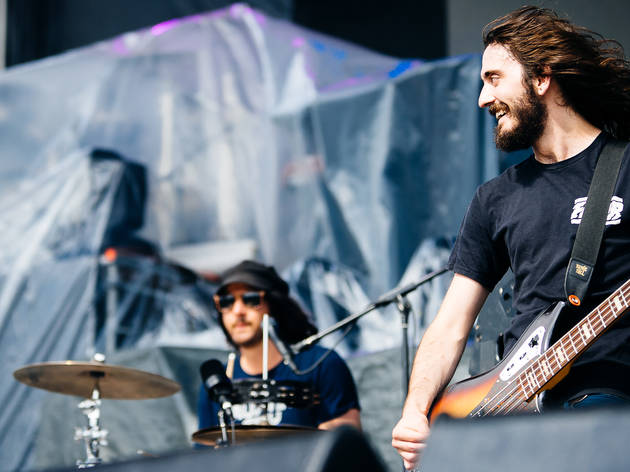 Courtney Barnett played to a sold out crowd under stormy skies on Sunday at Pitchfork Music Festival, July 19, 2015.