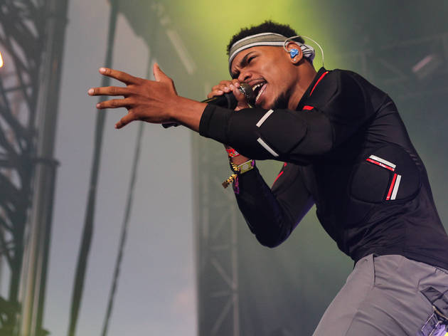 Chance The Rapper helped close out the weekend, playing to a sold out crowd on Sunday at Pitchfork Music Festival, July 19, 2015.
