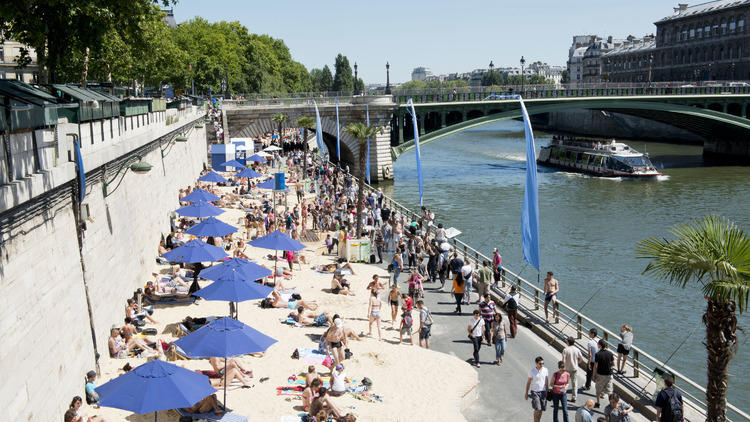 Paris Plage, Voie Georges Pompidou