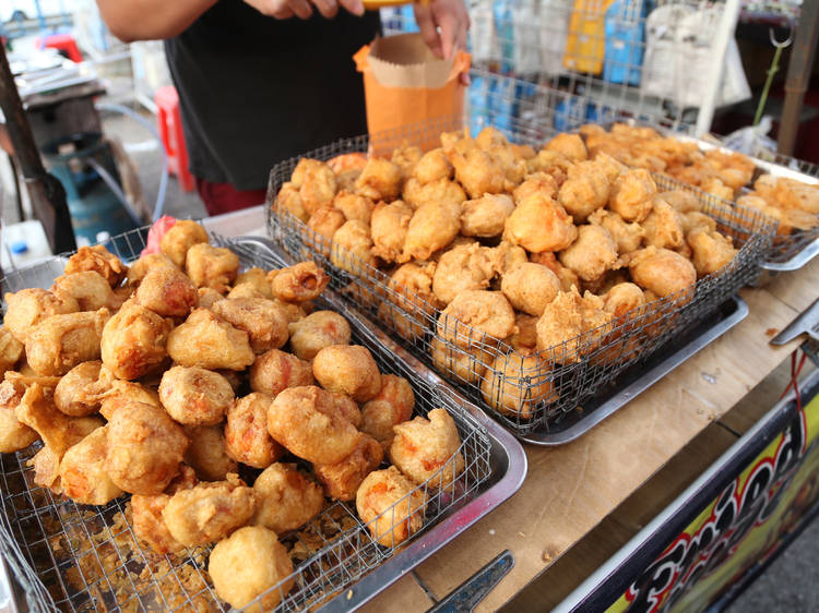 Fried durians