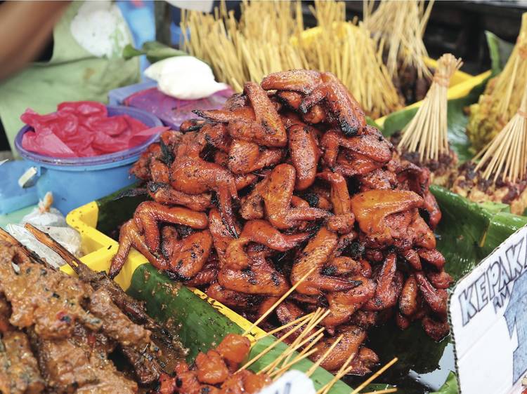 Honeyed chicken wings