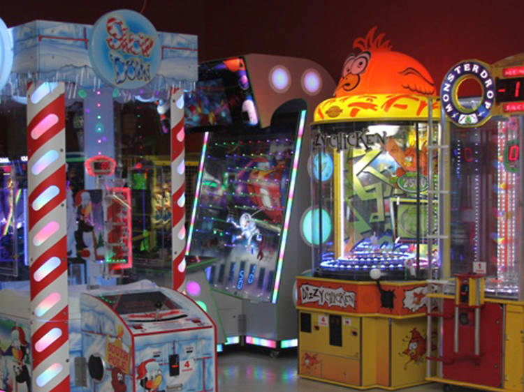 Kid-friendly arcades