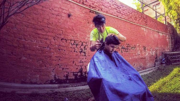 Get a haircut in a Geylang backalley