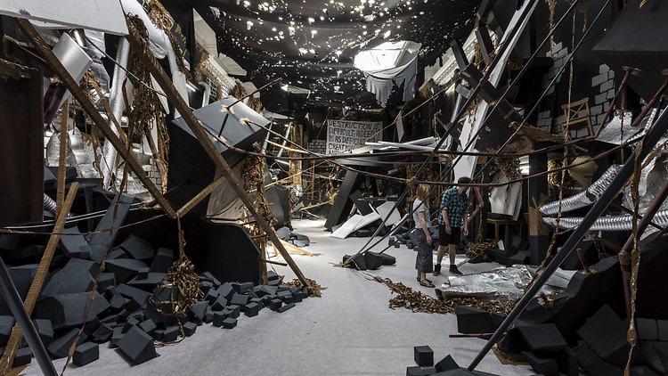 Thomas Hirschhorn: 'In-Between' at South London Gallery. © the artist. Photo: Mark Blower