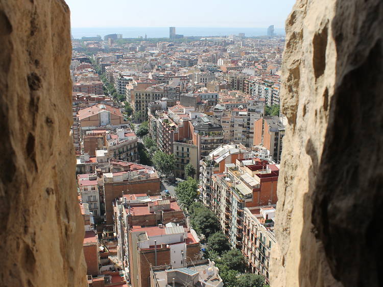 The towers of La Sagrada Família