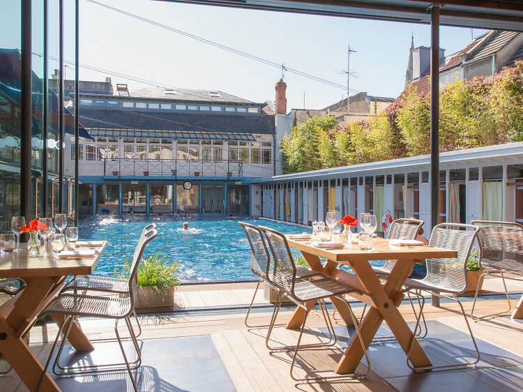 Float around on your back at Bristol Lido