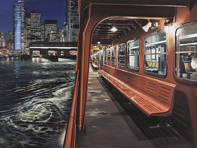 Staten Island Ferry Arriving in Manhattan, 2012