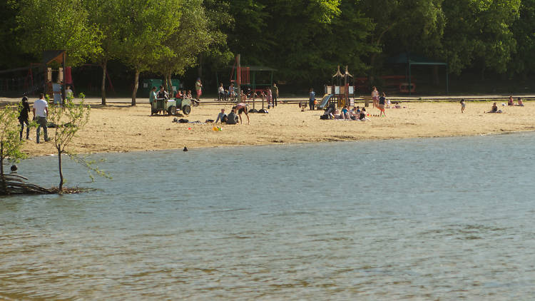 Bask on the sands at Ruislip Lido