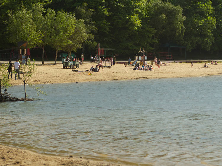 Bask on the sands at Ruislip Lido