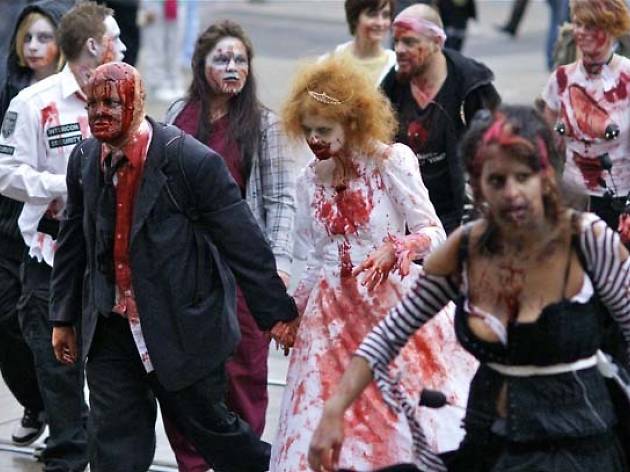 Halloween zombie walk