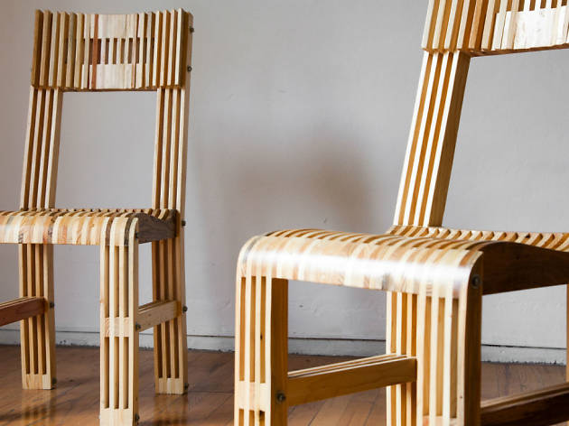 EYC Muebles sustentables Dos sillas de EYC Muebles sustentables.