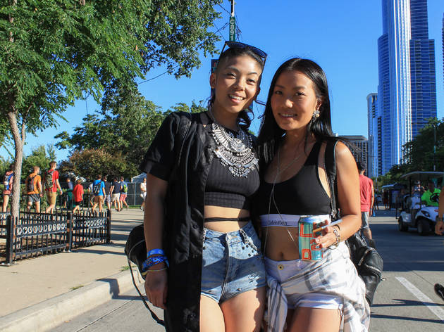 Thousands of attendees crowded into Grant Park to see bands during the first day of Lollapalooza on July 31, 2015.