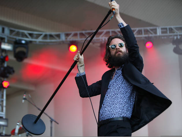 Father John Misty played to an enthusiastic audience during the first day of Lollapalooza on July 31, 2015.