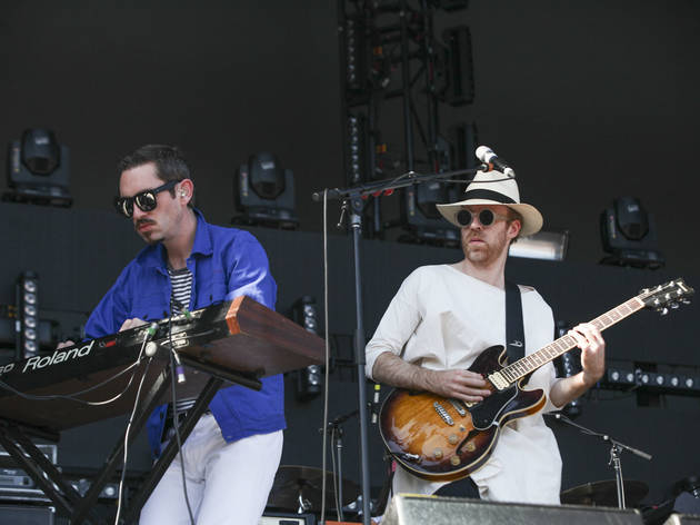 Hot Chip played to an enthusiastic audience during the first day of Lollapalooza on July 31, 2015.