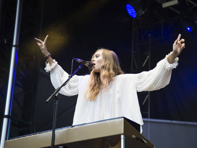 First Aid Kit played to an enthusiastic audience during the first day of Lolllapalooza on July 31, 2015.