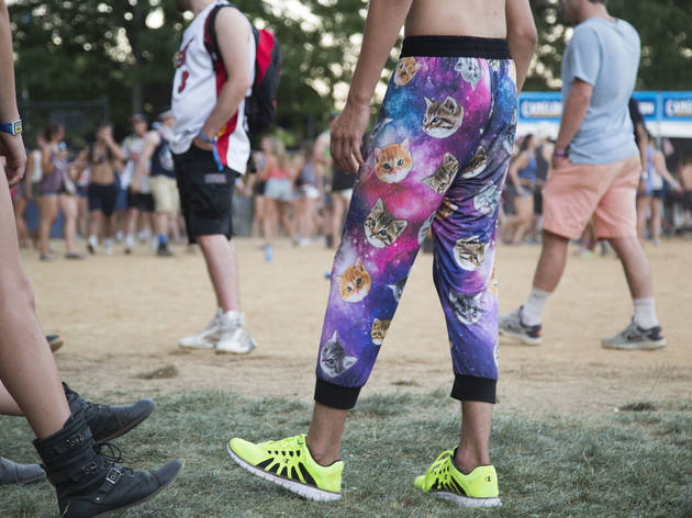 Thousands of attendees crowded into Grant Park to see bands during the first day of Lollapalooza on July 31, 2015.