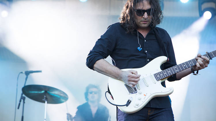 The War on Drugs played to an enthusiastic audience during the first day of Lolllapalooza on July 31, 2015.