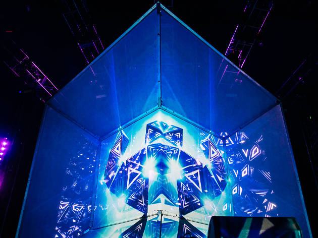 Flying Lotus played to an enthusiastic audience during the first day of Lolllapalooza on July 31, 2015. Flying Lotus played to an enthusiastic audience during the first day of Lolllapalooza on July 31, 2015.