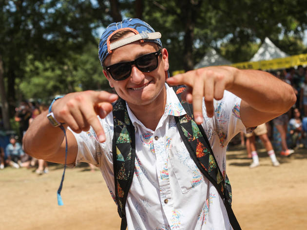 Grant Park was packed with music fans who came downtown for the second day of Lollapalooza on August 1, 2015.