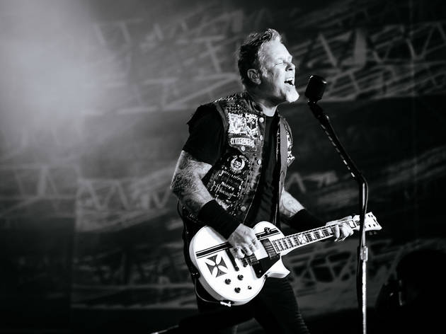 Metallica turned in a set in front of a crowd of thousands at Lollapalooza on August 1, 2015.