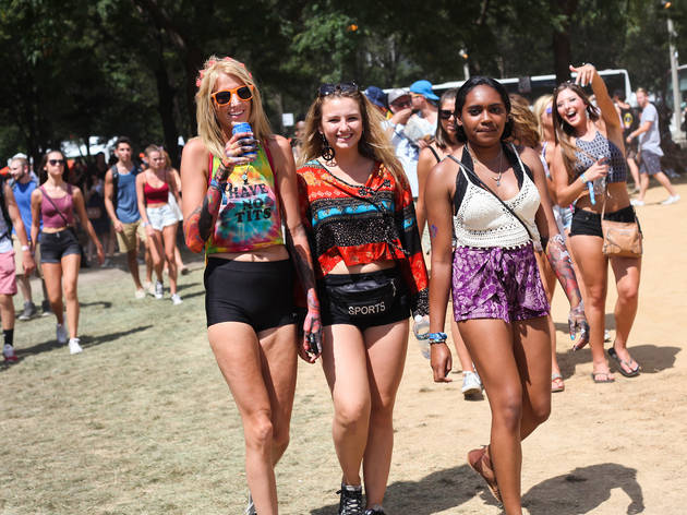 Grant Park was packed with music fans who came downtown for the second day of Lollapalooza on August 1, 2015.