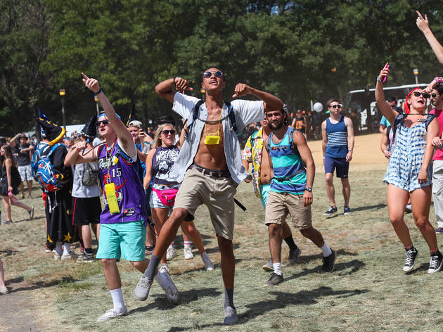 Grant Park was packed with music fans who came downtown for the second day of Lollapalooza on August 1, 2015.