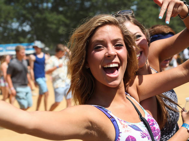 Grant Park was packed with music fans who came downtown for the second day of Lollapalooza on August 1, 2015.