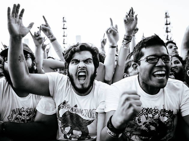 Grant Park was packed with music fans who came downtown for the second day of Lollapalooza on August 1, 2015.