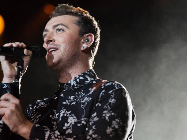 Sam Smith turned in a set in front of a crowd of thousands at Lollapalooza on August 1, 2015.