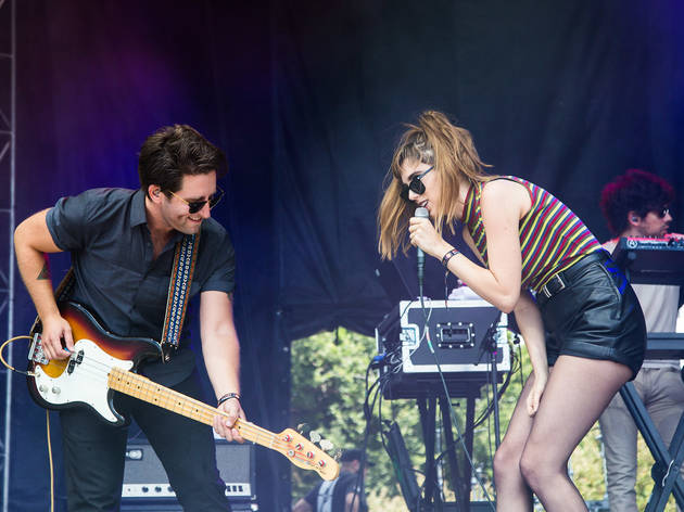 Ryn Weaver turned in a set in front of a crowd of thousands at Lollapalooza on August 1, 2015.