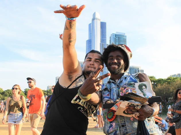 Grant Park was packed with music fans who came downtown for the second day of Lollapalooza on August 1, 2015.