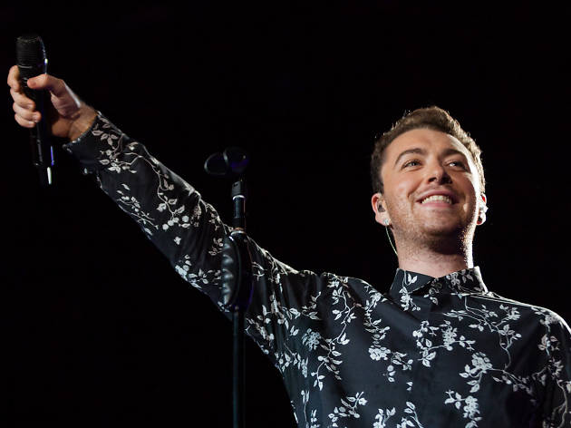 Sam Smith turned in a set in front of a crowd of thousands at Lolllapalooza on August 1, 2015. Sam Smith turned in a set in front of a crowd of thousands at Lolllapalooza on August 1, 2015.