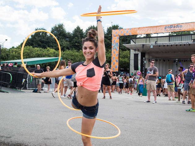 Grant Park was packed with music fans who came downtown for the second day of Lollapalooza on August 1, 2015.