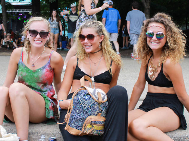 Grant Park was packed with music fans who came downtown for the second day of Lollapalooza on August 1, 2015.