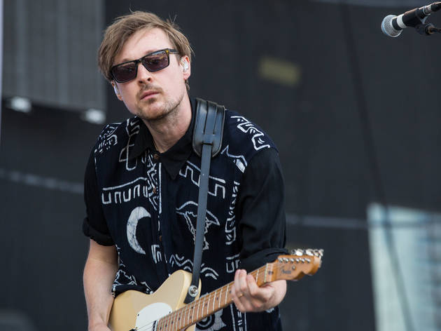 Django Django turned in a set in front of a crowd of thousands at Lollapalooza on August 1, 2015.