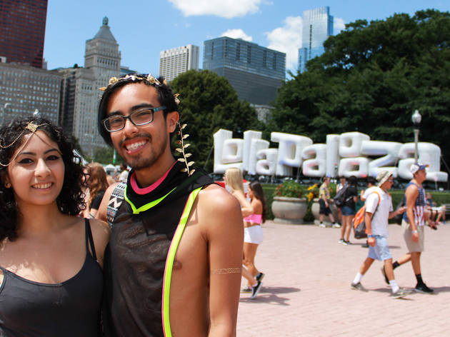 Grant Park was packed with music fans who came downtown for the second day of Lollapalooza on August 1, 2015.