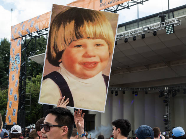 Grant Park was packed with music fans who came downtown for the second day of Lollapalooza on August 1, 2015.