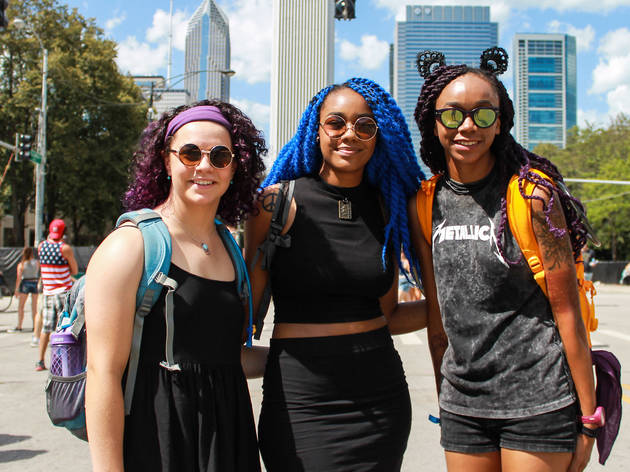 Grant Park was packed with music fans who came downtown for the second day of Lollapalooza on August 1, 2015.