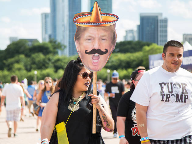 Grant Park was packed with music fans who came downtown for the second day of Lollapalooza on August 1, 2015.