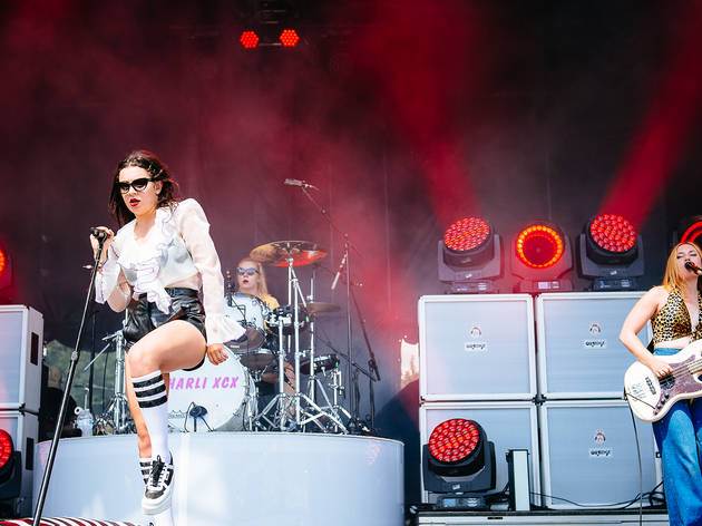 Charli XCX turned in a set in front of a crowd of thousands at Lollapalooza on August 1, 2015.