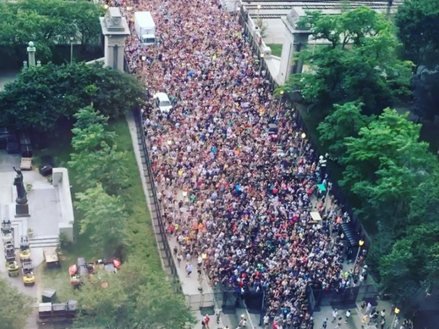 Photos from the Lollastorm evacuation Photos from the Lollastorm evacuation