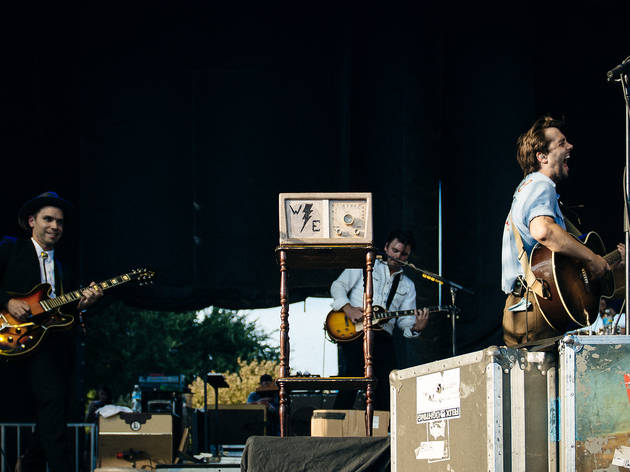 Lord Huron hit the stage in Grant Park on the final day of Lollapalooza on August 2, 2015.